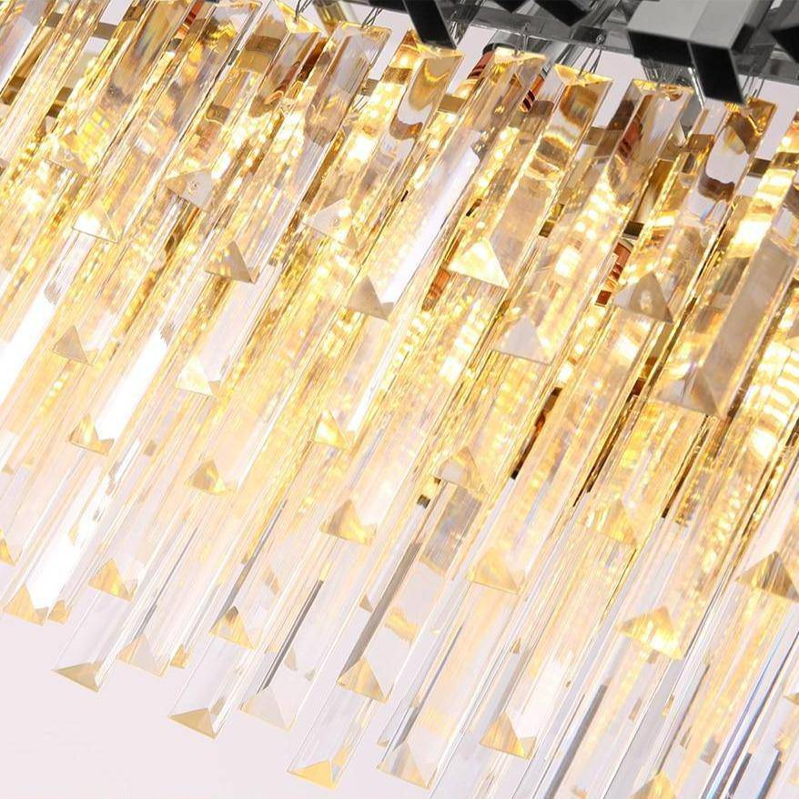 buyGio Chrome Crystal Dining Room Chandelier - Morsale