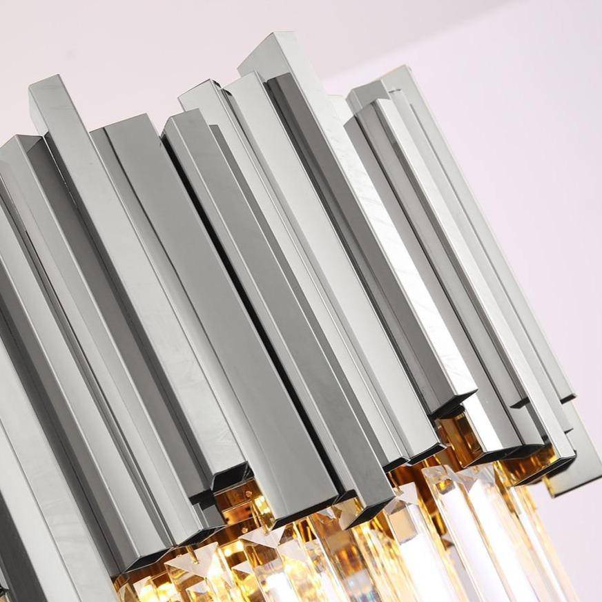 buyGio Chrome Crystal Dining Room Chandelier - Morsale