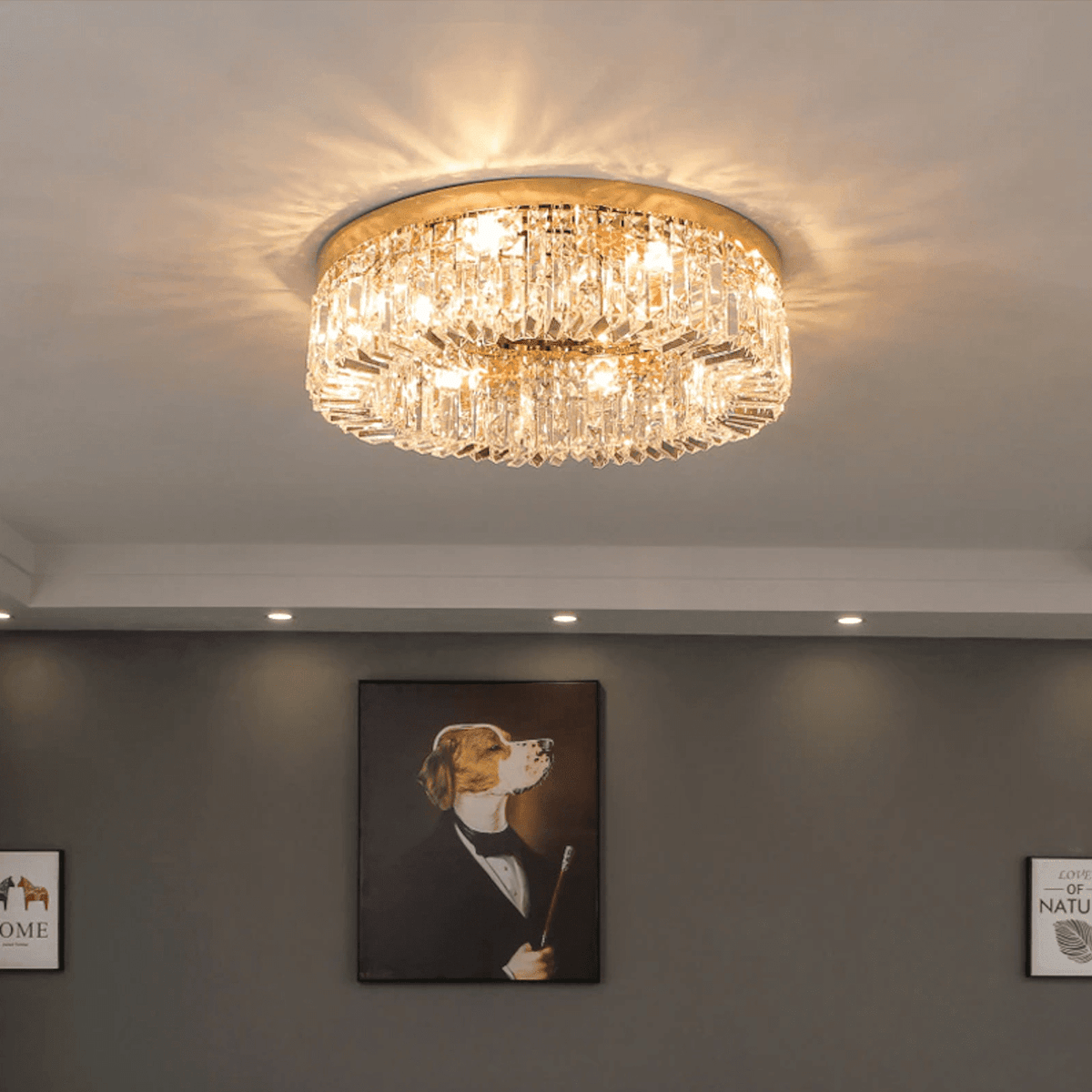 buySpecchio Crystal Flush Mount - Morsale