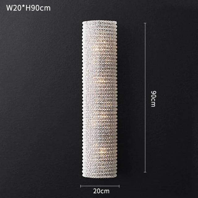 buyBergamo Crystal Wall Sconce - Morsale