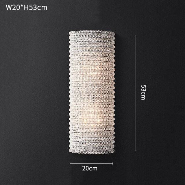 buyBergamo Crystal Wall Sconce - Morsale