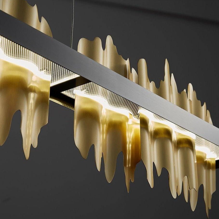 buyRivaro Brass Linear Chandelier - Morsale