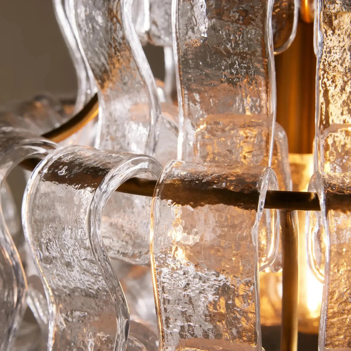 Riviera glass pendant side profile