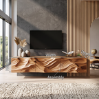 Farmhouse TV Cabinet For Cozy Living Room Decor
