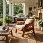 Contemporary Sculptural Lounge Chair For Living Room