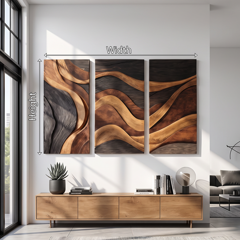 Mid Century Wall Art Sculpture For Entryway And Home