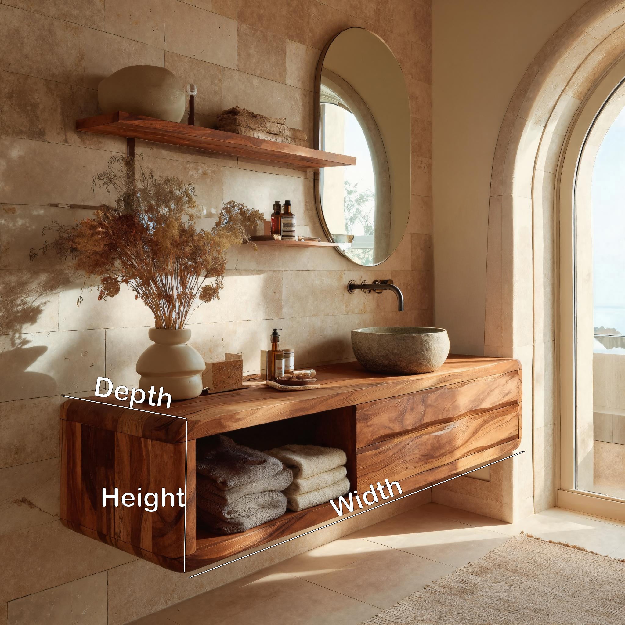 Contemporary Bathroom Vanity For Bathroom Space