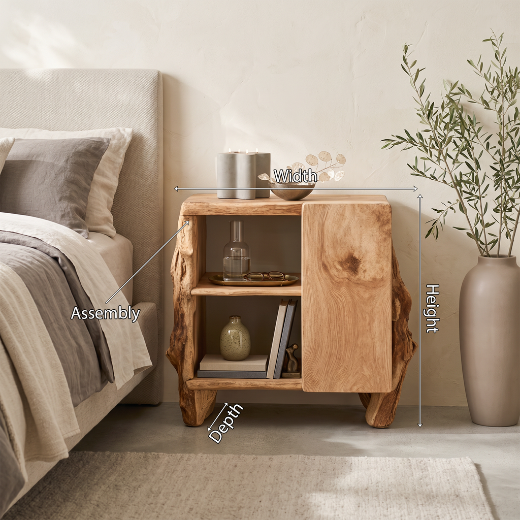 Rustic Side Cabinet For Bedroom Furniture Solutions