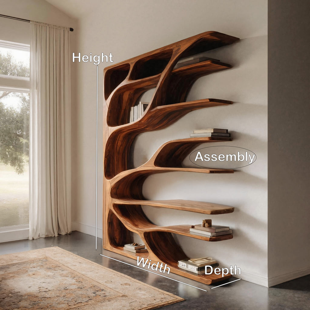 Modern Statement Bookshelf For Home Interiors Decor