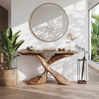 Mid Century Design Console Table For Living Room