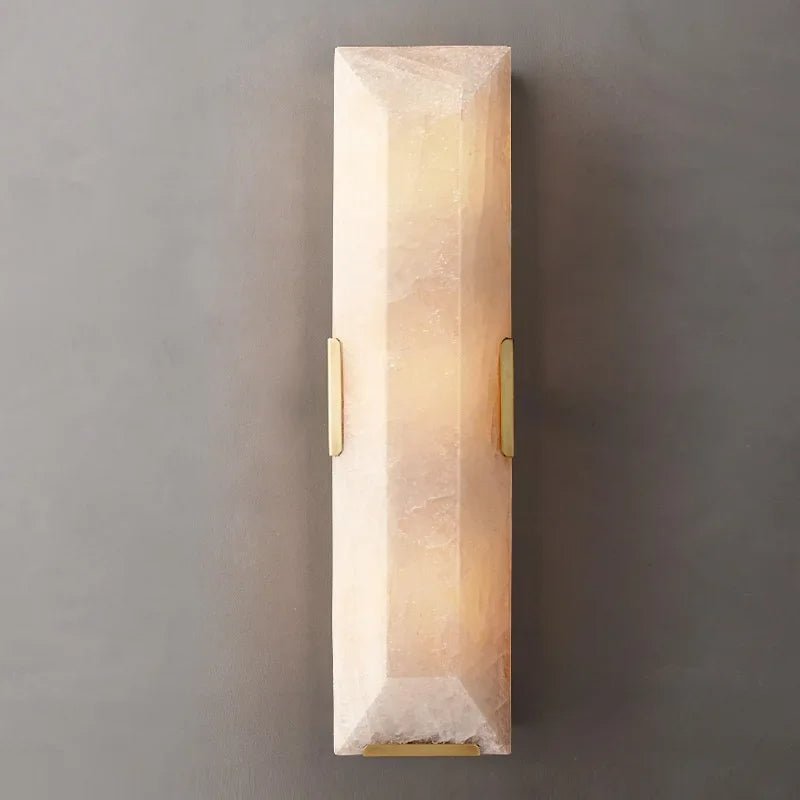 Brookhill calcite wall sconce finish options
