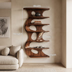 Modern Wall Mounted Bookshelf For Living Room