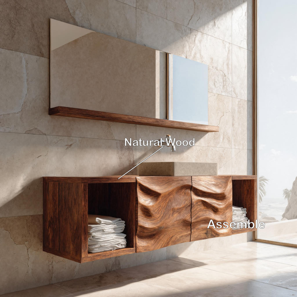 Minimal Bathroom Vanity With Drawers For Bathroom Interior