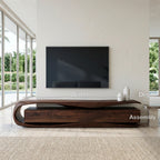Modern Organic TV Console For Living Room Interior