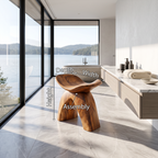 Farmhouse Bath Seat For Cozy Bathroom Furniture Decor
