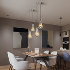 Rain Aura Glass Round Chandelier 5"