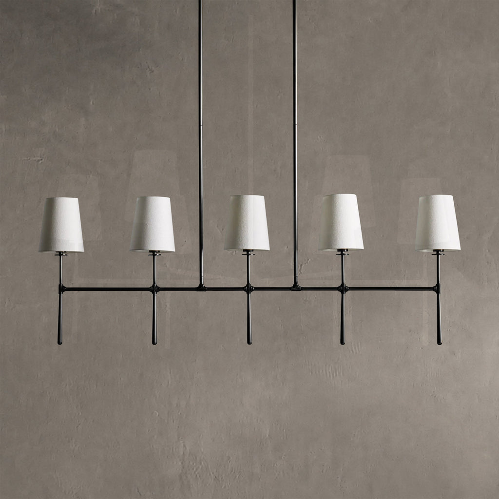 Rhodes Linear Chandelier 5 Light / 6 Light