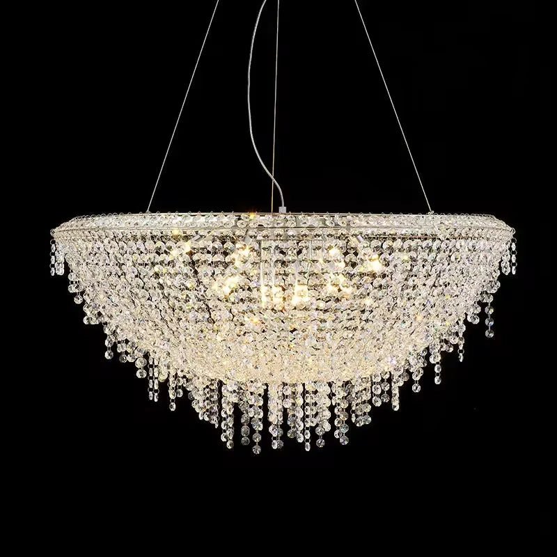 buyAdena Crystal Tassel Chandelier - Morsale