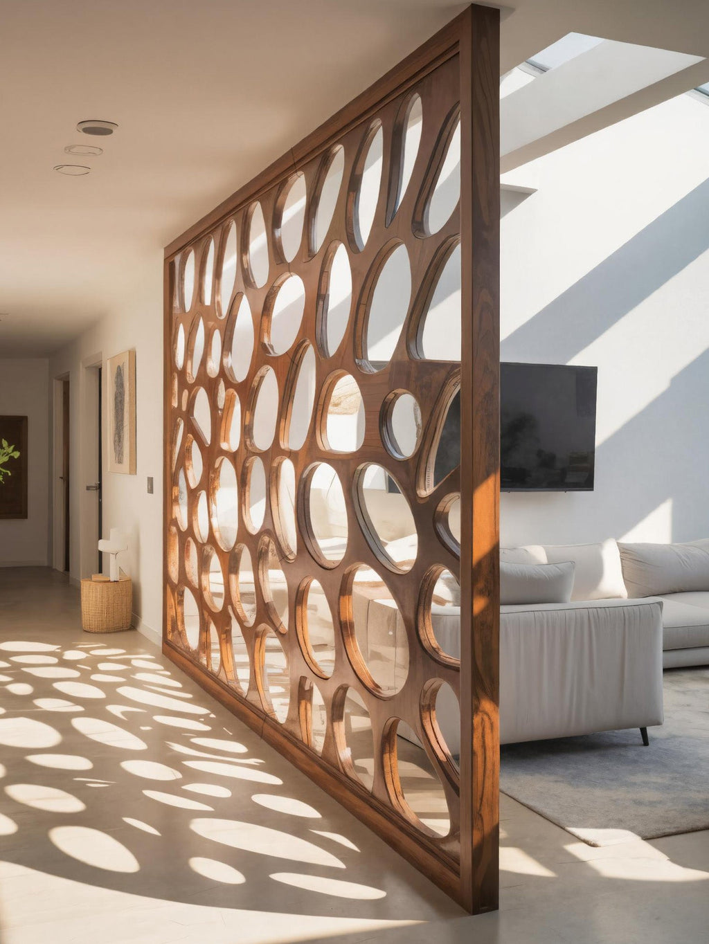 Modern Oval Room Divider For Living Room