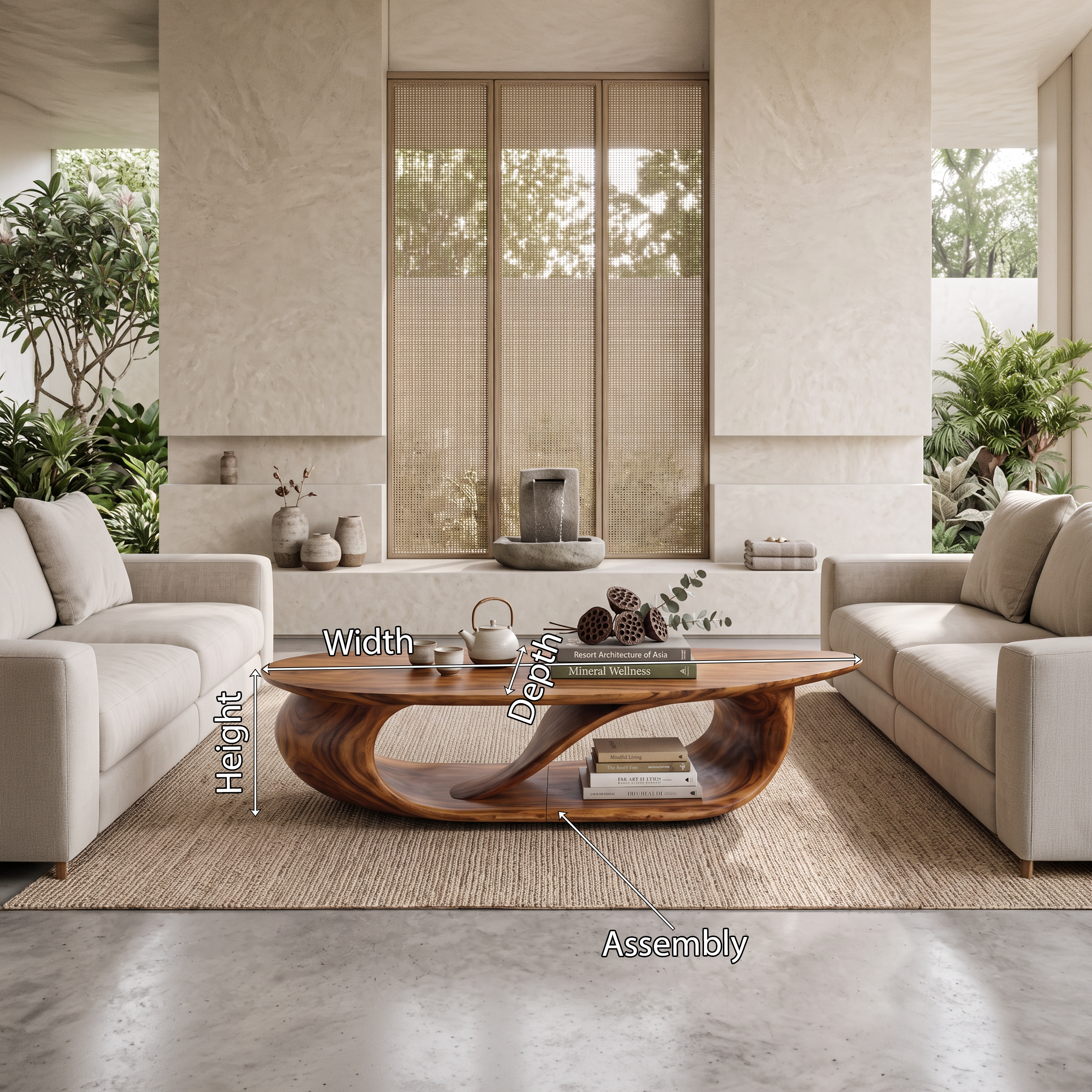 Rustic Coffee Table For Handmade Furniture Decor