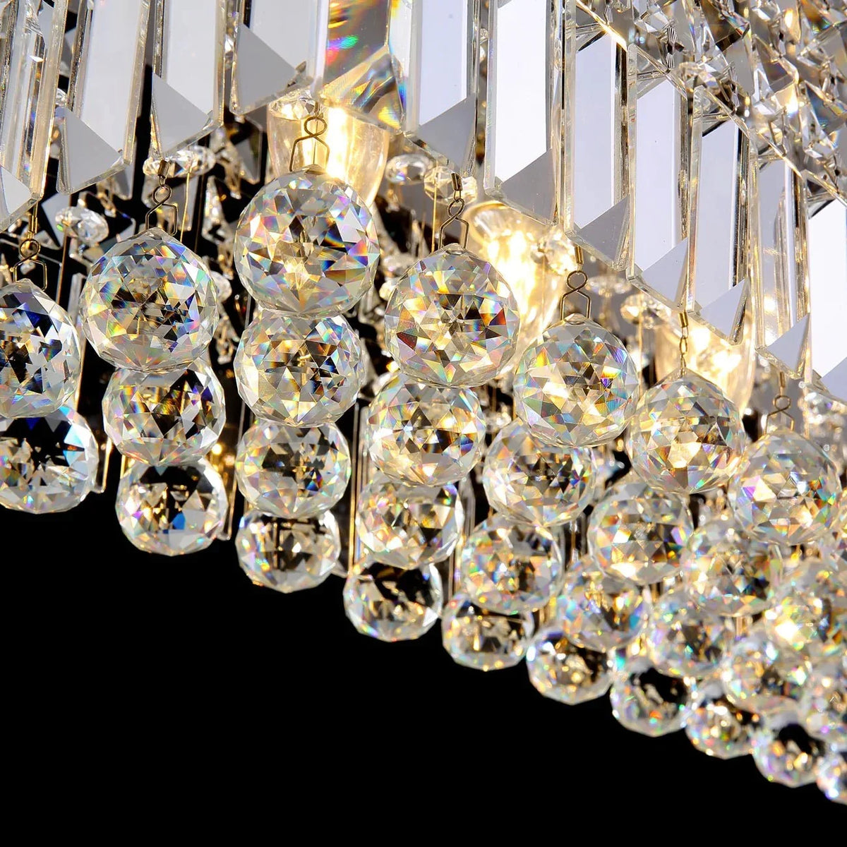 buyGio 47" Crystal Dining Room Chandelier - Morsale