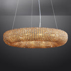 Halo Stranded Crystal Round Chandelier 59"