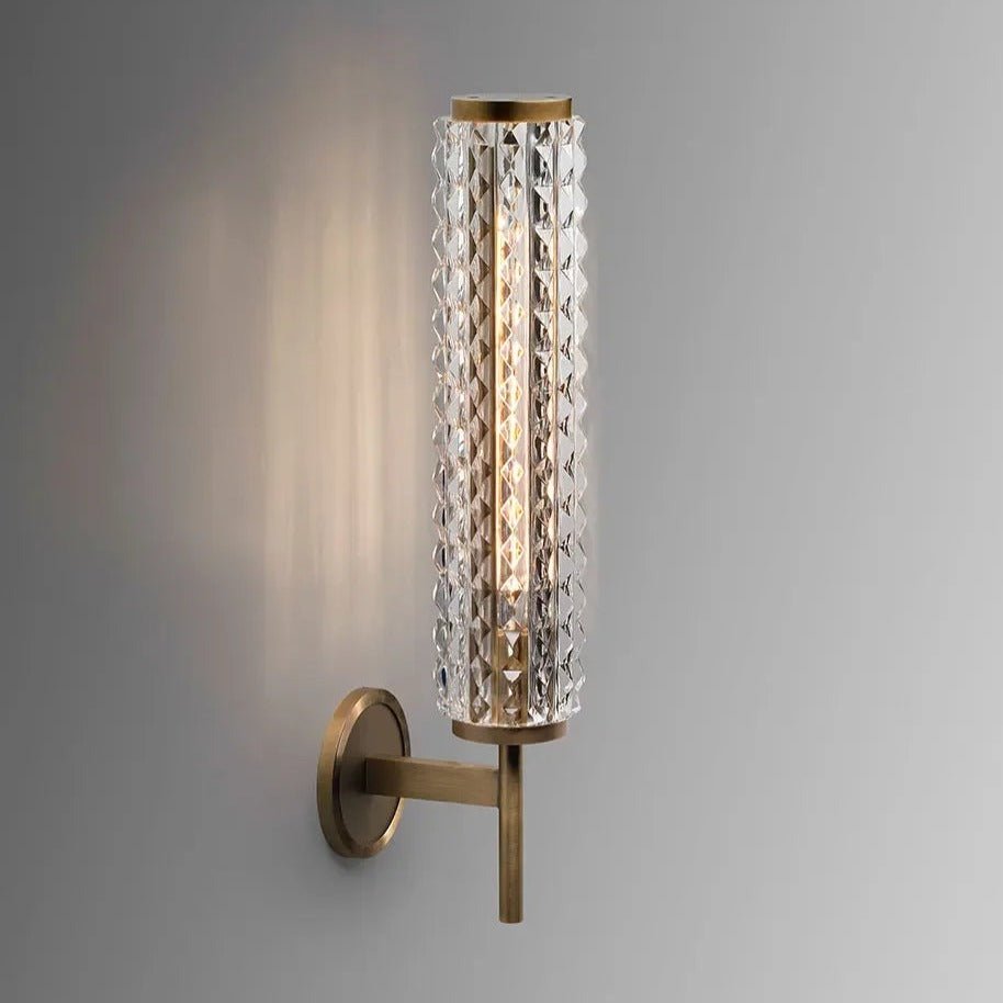 buyValette Crystal & Copper Wall Sconce - Morsale