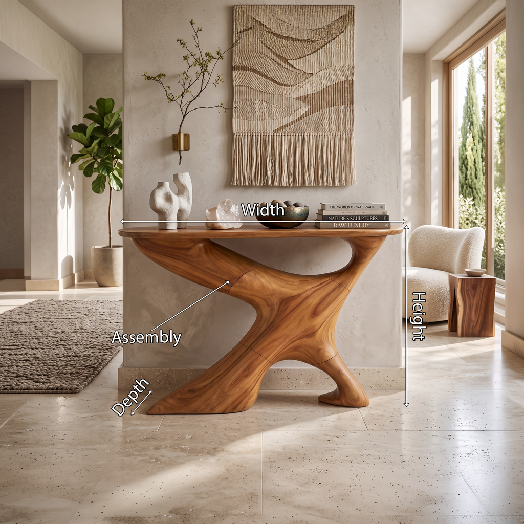 Handcrafted Foyer Table Furniture Decor