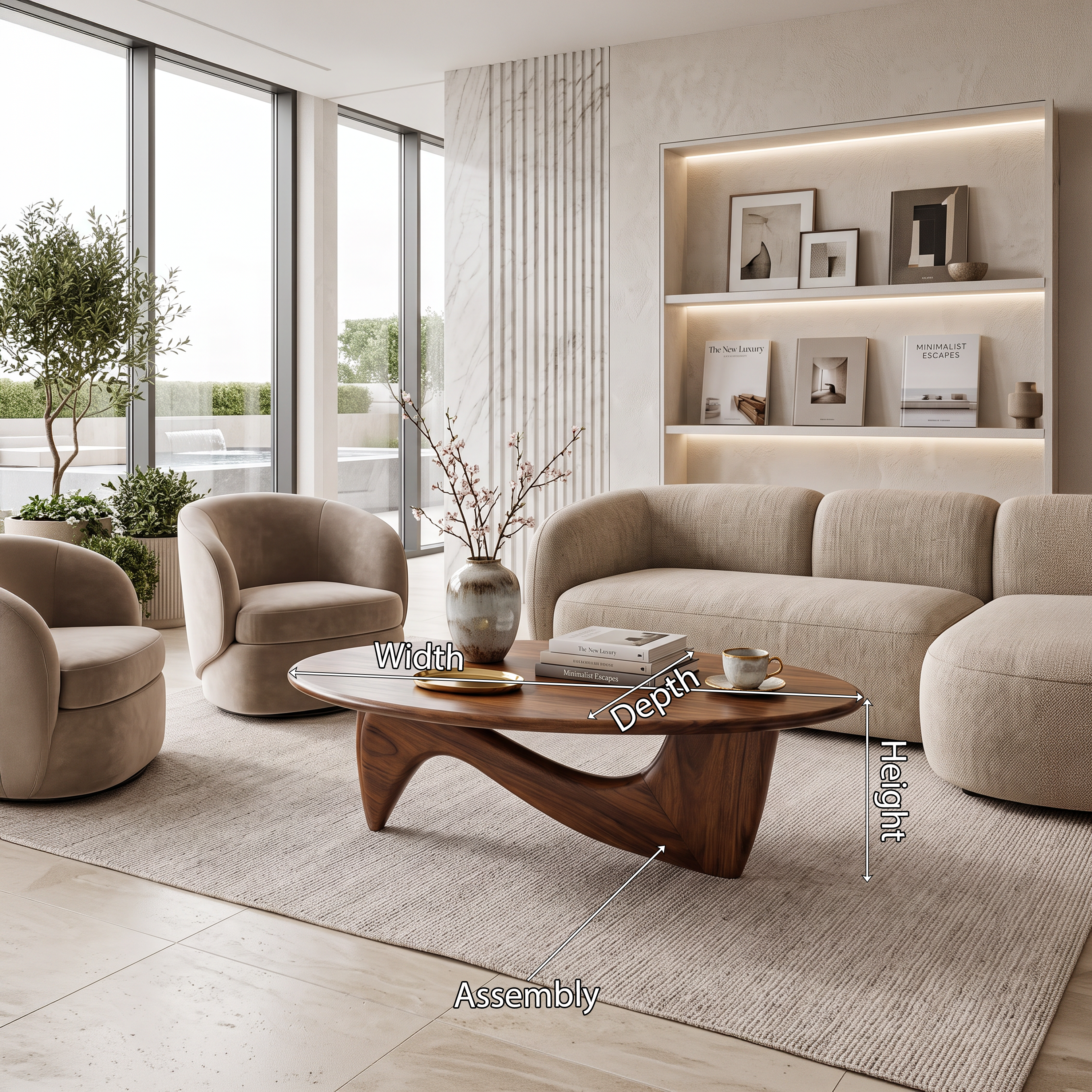 Rustic Solid Wood Table For Timeless Decor