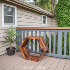 Geometric Honeycomb Plant Shelf Modular Wall Unit For Garden And Patio
