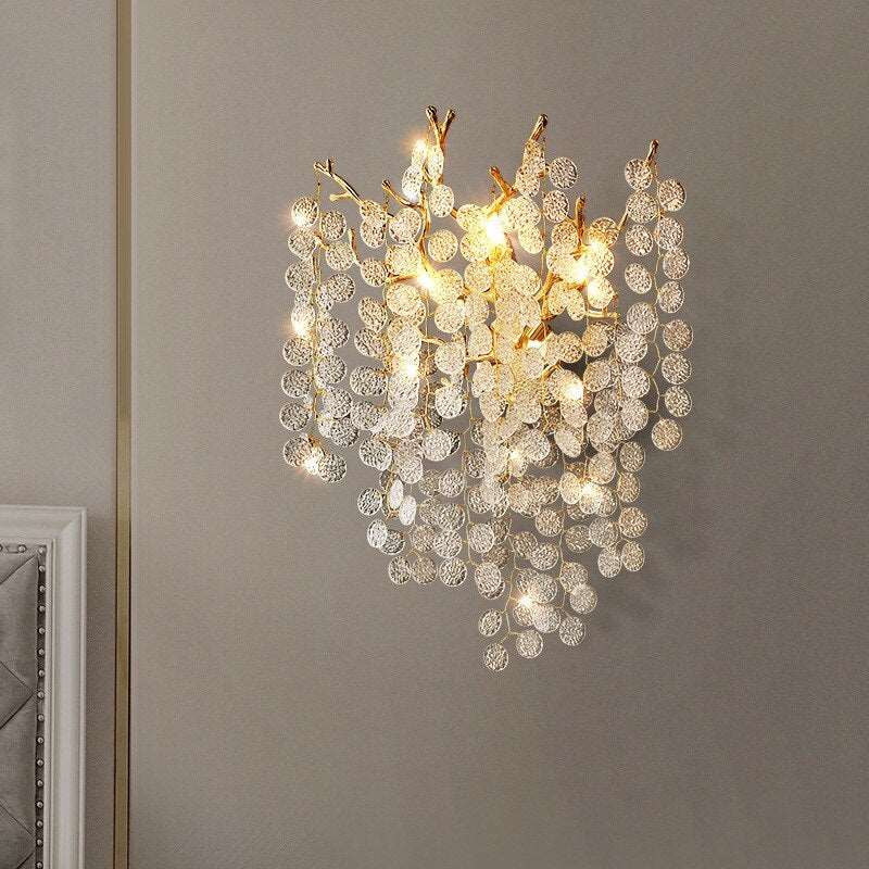 buyAlbero Frost Glass Wall Sconce - Morsale