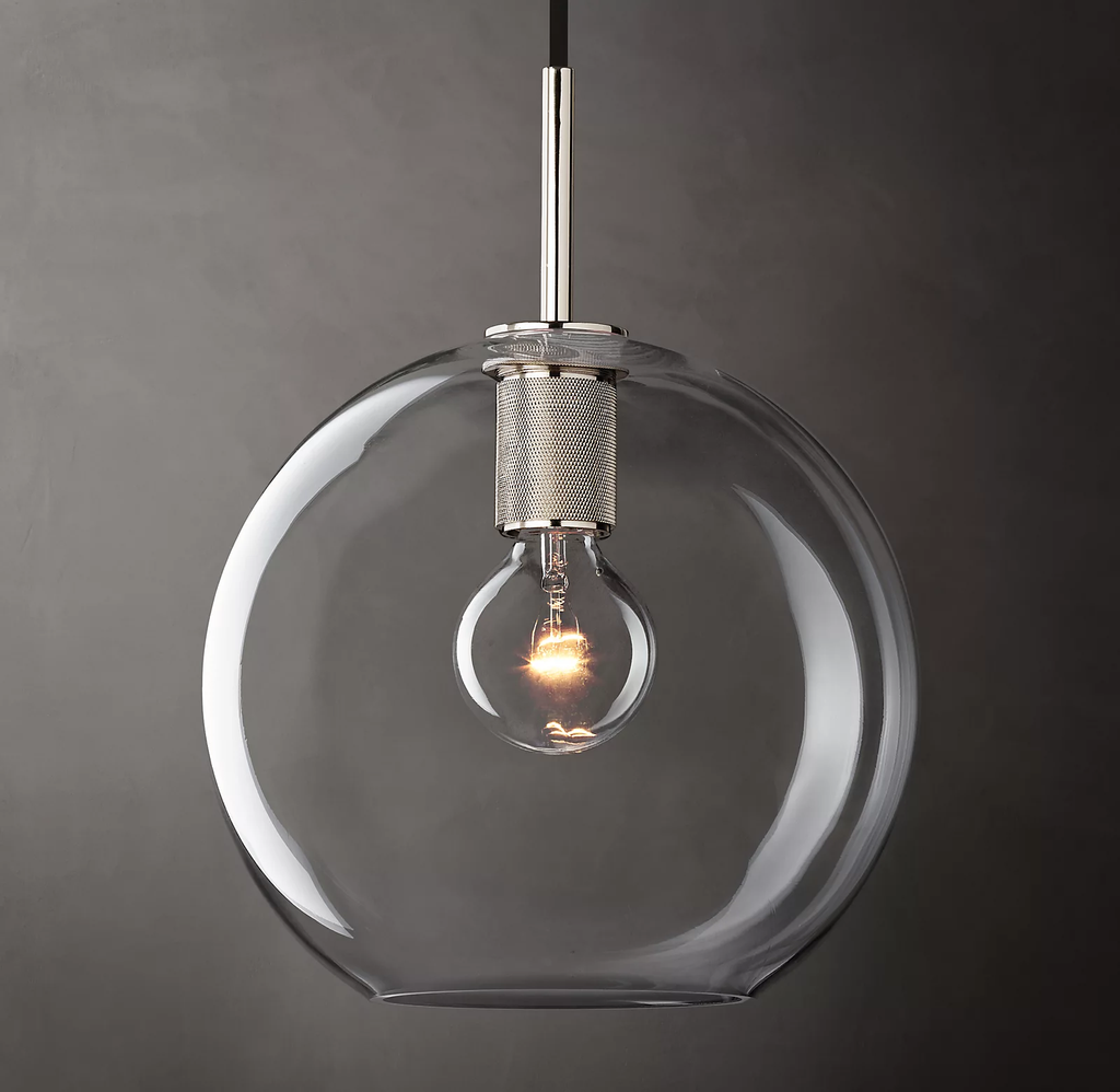 Utilitaire Globe Shade Pendant Light