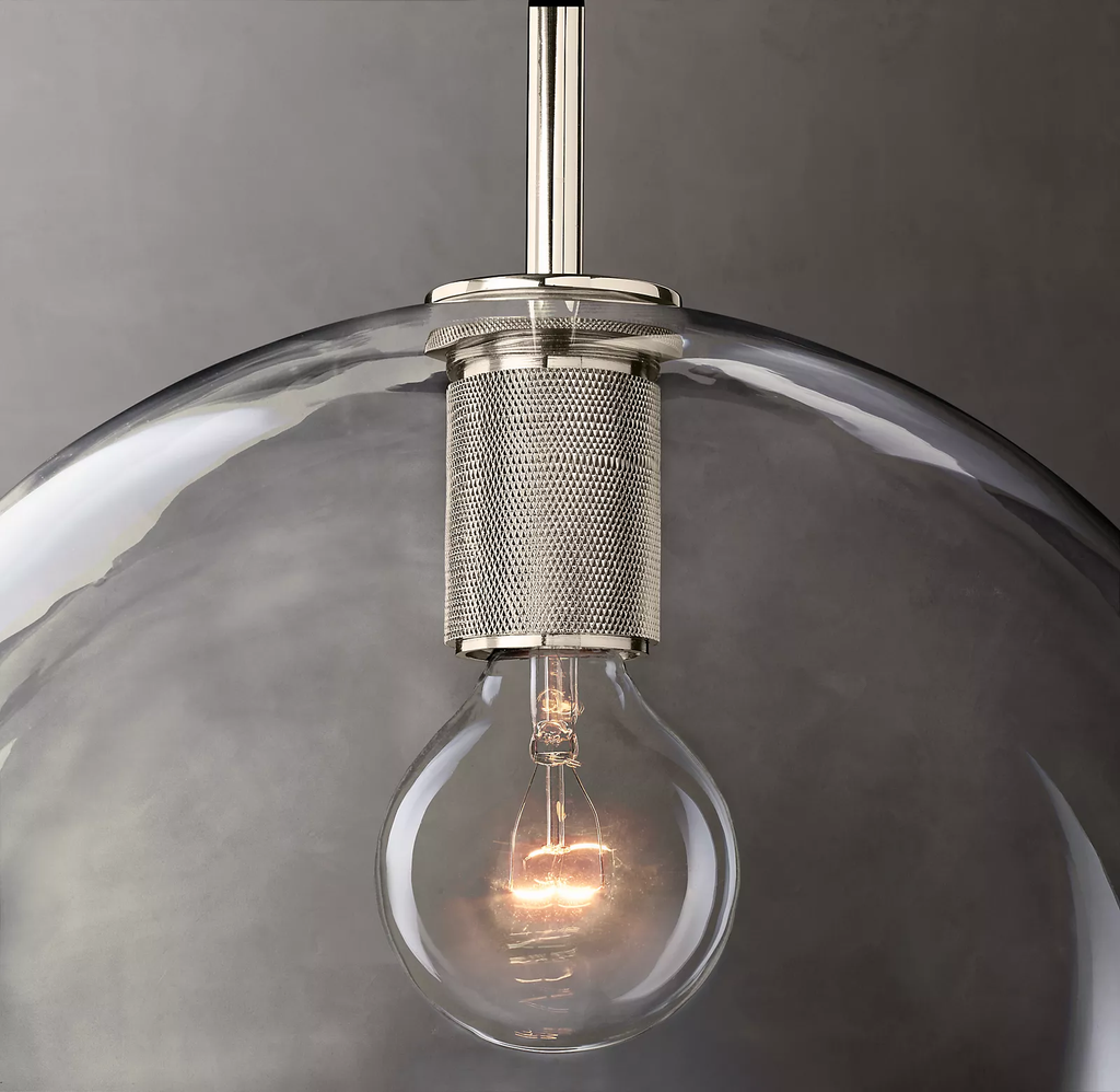 Utilitaire Globe Shade Pendant Light