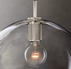 Utilitaire Globe Shade Pendant Light