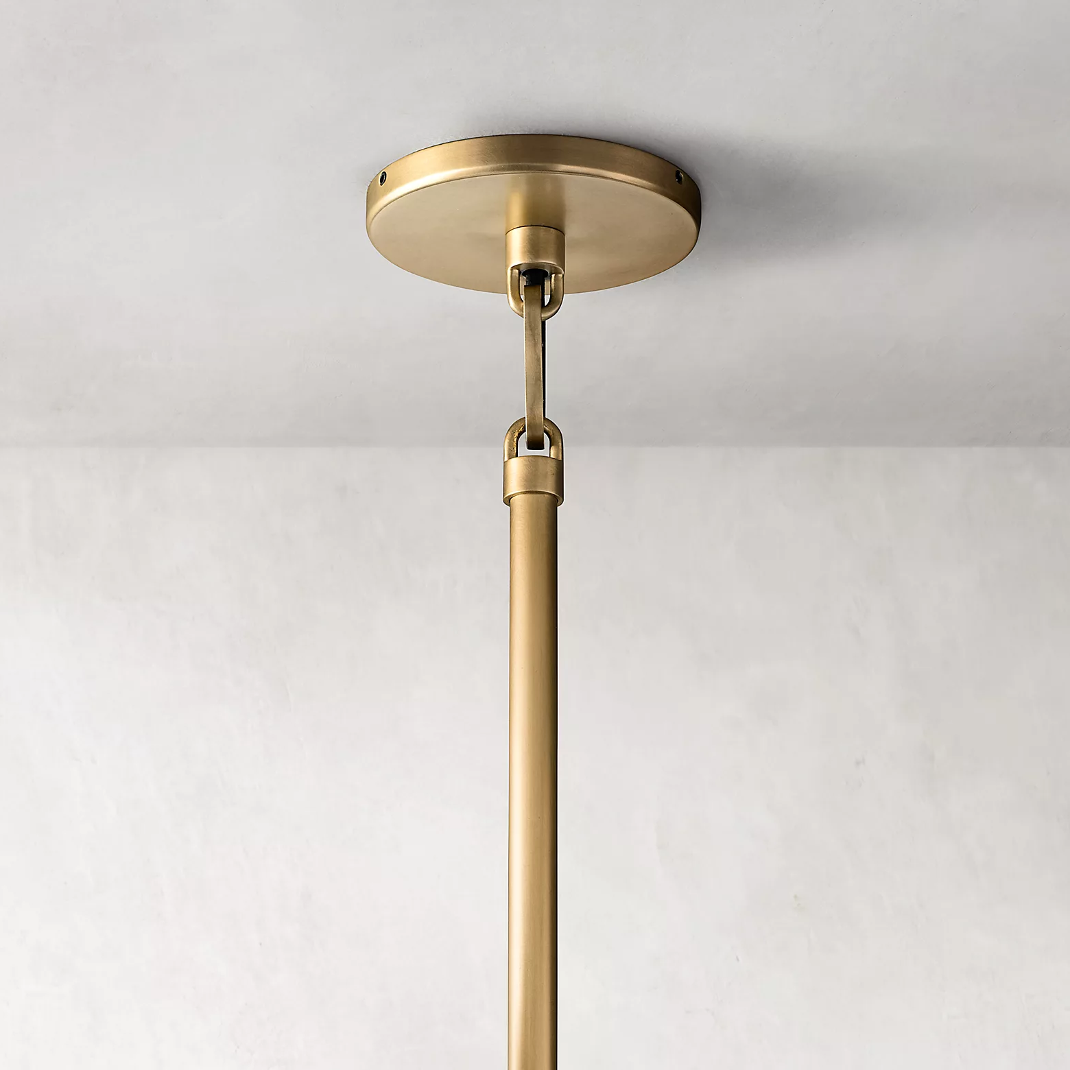 Savile Crystal Block Round Pendant Light