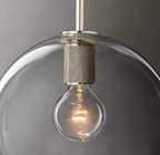 Utilitaire Cloche Shade Pendant Light