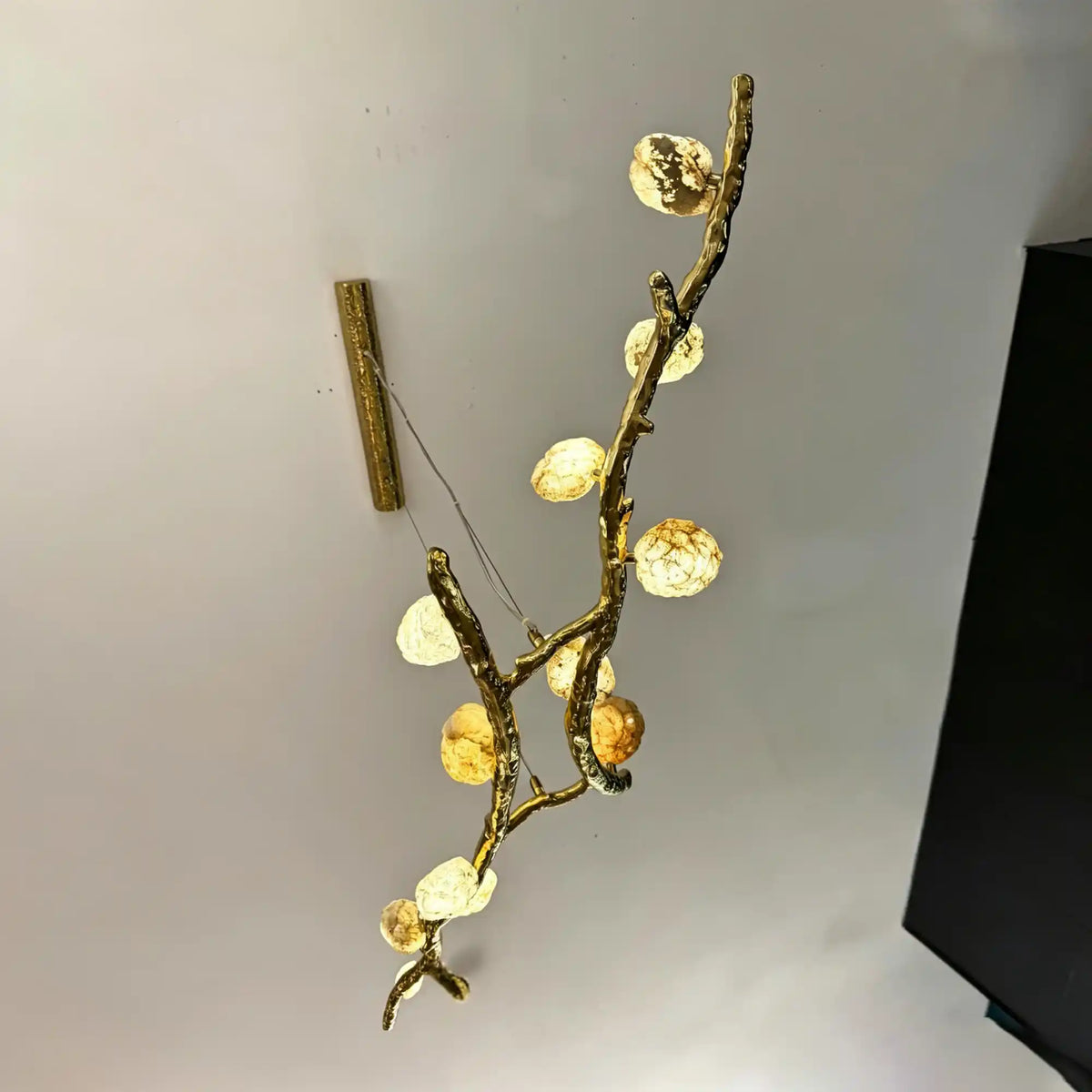 Luxury Statement Nature-inspired Twig Natural Crystal Chandelier