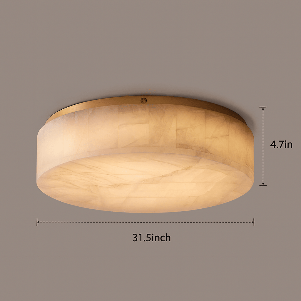 buyMilton Marble Flush Mount - Morsale