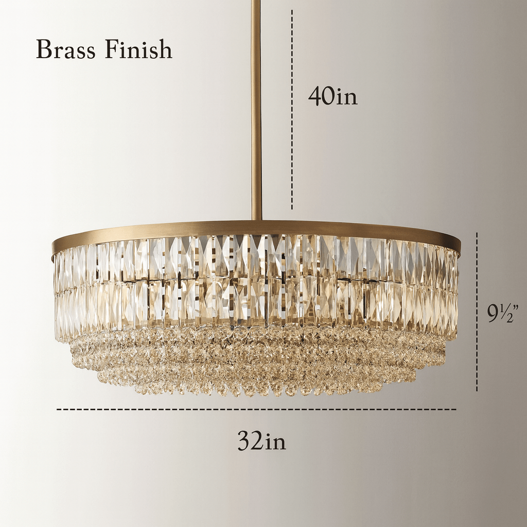 buyBacci Crystal Chandelier (19–32") - Morsale
