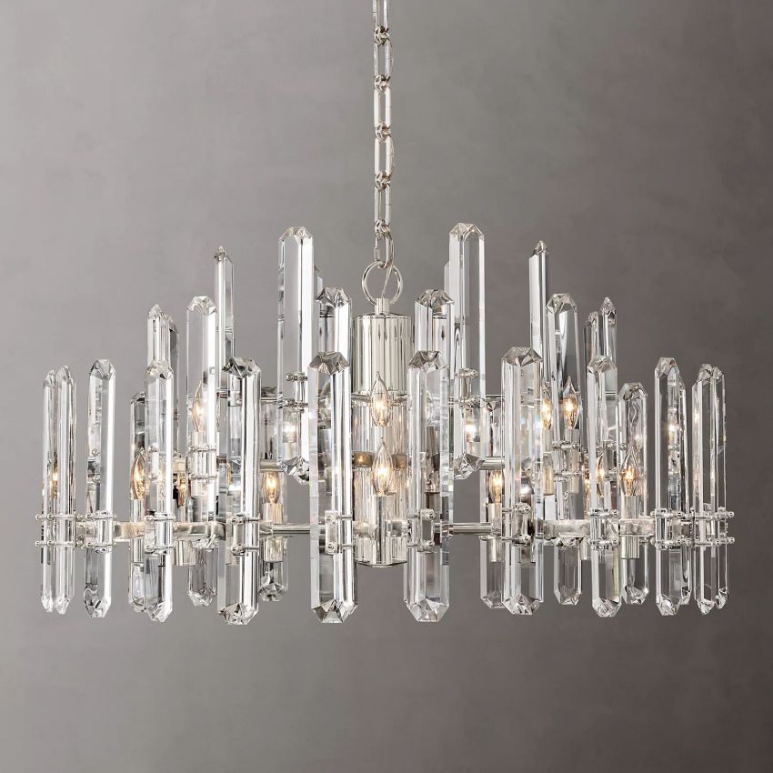 Monclair Radiant Crystal Round Chandelier 36"