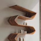 Modern Sculptural Wall Mounted Bathroom Storage For Bathroom