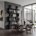 Organic Carved Shelf Storage Display For Home Office
