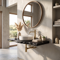 Mid Century Bathroom Vanity Decorating Ideas