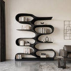 Organic Living Room Bookshelf For Home Decor