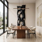 Contemporary Sculptural Wall Art With Abstract Design For Entryway
