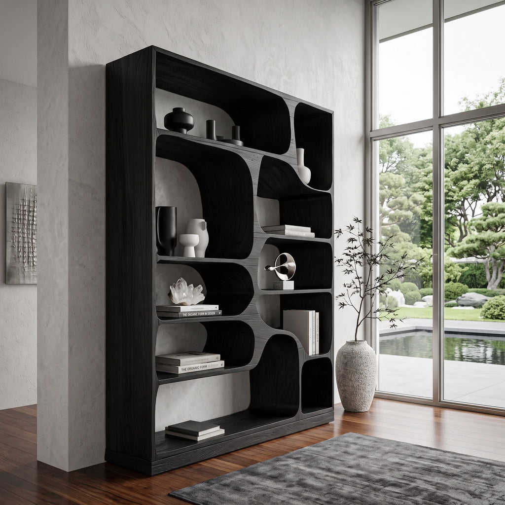 Artistic Bookcase For Living Room Or Bedroom