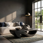 Modern Coffee Table Open Shelf Design For Living Room