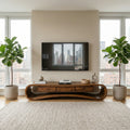 Minimalist Live Edge TV Stand For Living Room