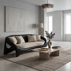 Organic Sculptural Sofa For Living Room Space