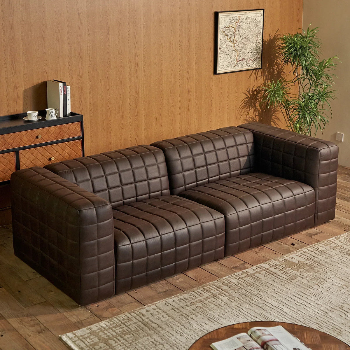 Tahoe Burnished Cocoa Sofa 94"